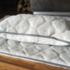 18 Pościel z wełny Alpaki Silver Caro + Alpaka Gładka 140x200 + Podkład wełniany