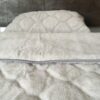 2 Pościel z wełny Alpaki Silver Caro + Alpaka Gładka 140x200 + Podkład wełniany