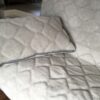7 Pościel z wełny Alpaki Silver Caro + Alpaka Gładka 140x200 + Podkład wełniany