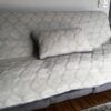 9 Pościel z wełny Alpaki Silver Caro + Alpaka Gładka 140x200 + Podkład wełniany