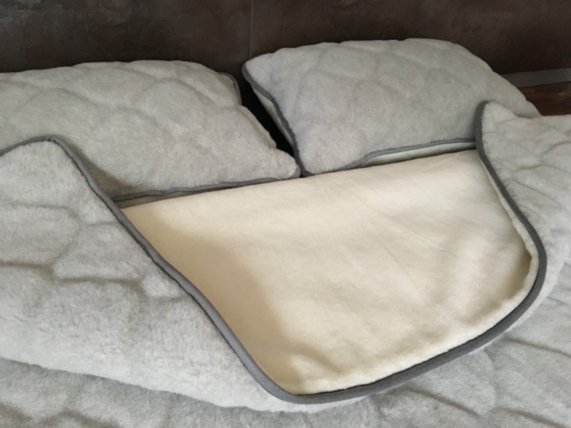 Pościel z wełny Alpaki Silver Caro Kaszmir Gładki 200x200
