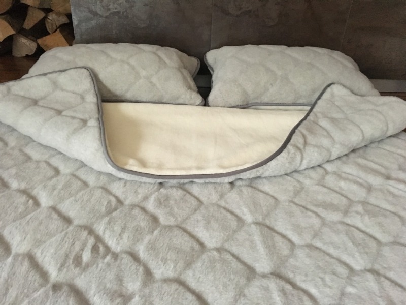 Pościel z wełny Alpaki Silver Caro Kaszmir Gładki 200x200