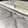 20 Materac z wełny Alpaki Silver Caro + Kaszmir Gładki 160x200