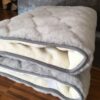 5 Materac z wełny Alpaki Silver Caro + Kaszmir Gładki 160x200