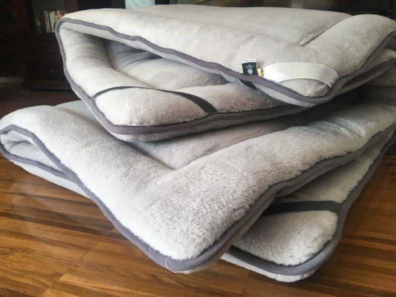 Materac z wełny Alpaki Silver Mega Gruby 220x200
