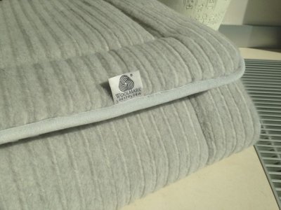 Materac z wełny Alpaki Silver Pasy 120x200