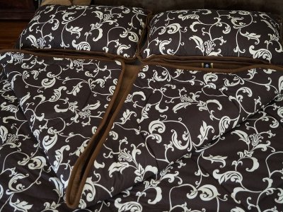 Pościel z wełny wielbłądziej Camel Ciemny Bawełna Brown Mediolan 220x200