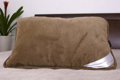 Poduszka wełniana z wełny wielbłądziej Camel Ciemny Jasny Classic 45x75