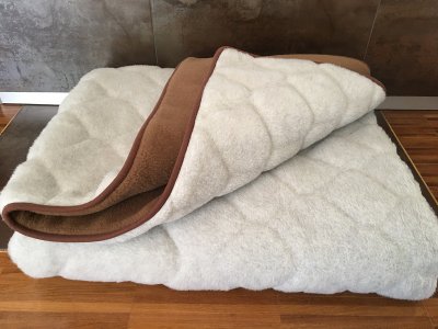 zdjecie-glowne-5724 Kołdra z wełny Alpaki Jasnej Caro + Camel Ciemny 220x200