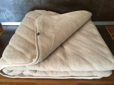 zdjecie-glowne-5739 Kołdra wełniana Camel z wełny wielbłądziej Pasy 160x200