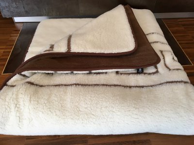 zdjecie-glowne-5874 Kołdra z wełny Camel Ciemny + Merynos Tumbler Greka 220x200