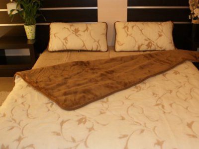 zdjecie-glowne-7284 Pościel z wełny Camel Ciemny + Merynos Gałązka 200x200 + Podkład wełniany