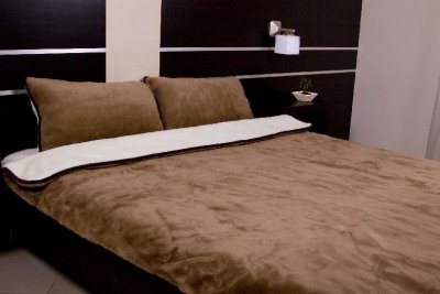 zdjecie-glowne-7413 Pościel z wełny Camel Ciemny + Kaszmir Gładki 140x200 + Materac wełniany