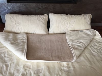 zdjecie-glowne-7570 Pościel z wełny Camel Jasny + Kaszmir Róża 160x200 + Podkład wełniany