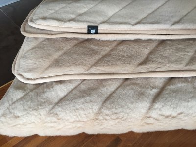zdjecie-glowne-8015 Koc wełniany Camel z wełny wielbłądziej JASNY PASY 180x200
