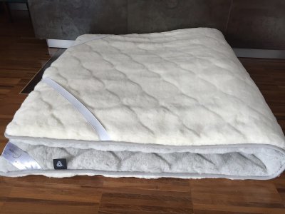 Materac z wełny Alpaki Silver Caro + Kaszmir Caro 140x200