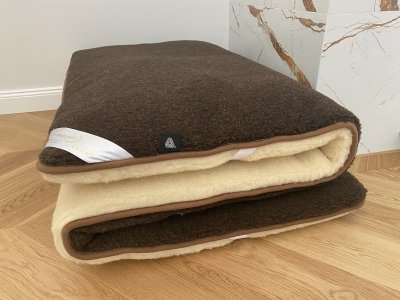 zdjecie-glowne-8842 Materac z wełny Merynos Dziki Brąz Natural Syberia 220x200