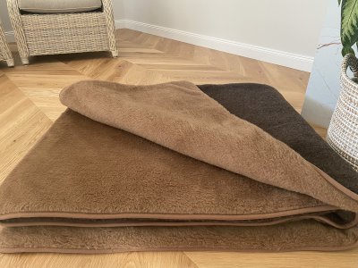 zdjecie-glowne-9045 Kołdra z wełny Merynos Syberia Dziki Brąz + Camel Ciemny 220x200