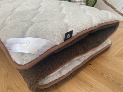 zdjecie-glowne-9062 Materac z wełny Merynos Syberia Dziki Brąz Alpaka Silver Caro 220x200