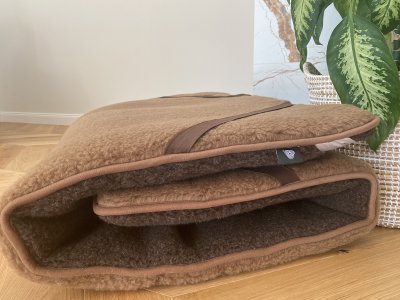 zdjecie-glowne-9064 Materac z wełny Merynos Syberia Dziki Brąz Camel Ciemny 90x200