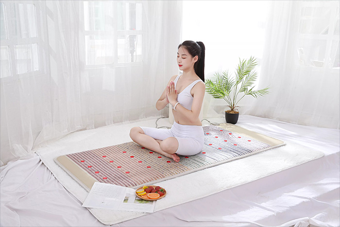 Mata Czakra Rainbow 7 Kamieni PEMF + FOTON 80x190 New 2025 Gabinety Spa Reiki Yoga Dom - cena katalogowa 5990 złotych Promocyjna 3590 zł (st.m.2)