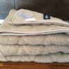 Koc wełniany Camel z wełny wielbłądziej WARKOCZ JASNY 160x200