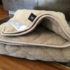 Koc wełniany Camel z wełny wielbłądziej WARKOCZ JASNY 160x200