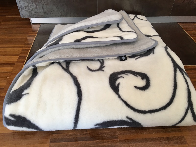 Kołdra z wełny Alpaki Silver + Kaszmir Orientalny 220x200