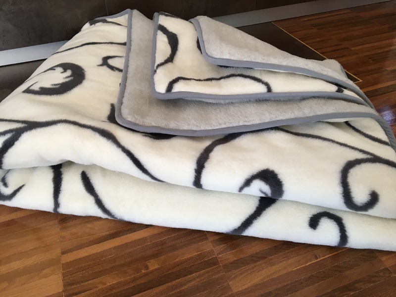 Kołdra z wełny Alpaki Silver + Kaszmir Orientalny 220x200
