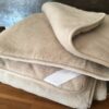 Kołdra wełniana Camel z wełny wielbłądziej Pasy 200x200