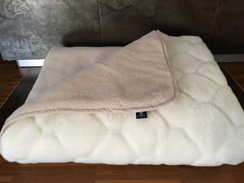 Kołdra z wełny Camel Jasny + Kaszmir Caro 240x200