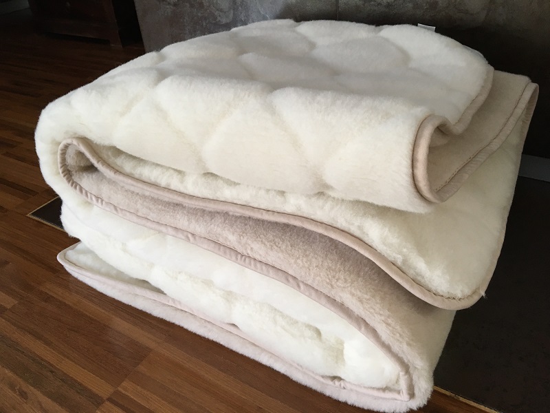 Kołdra z wełny Camel Jasny + Kaszmir Caro 240x200