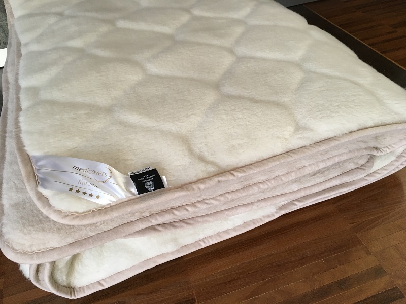 Kołdra z wełny Camel Jasny + Kaszmir Caro 240x200