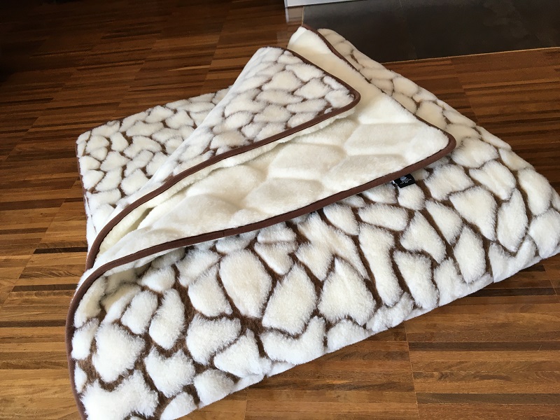 Kołdra z wełny Kaszmir Giraffe + Kaszmir Caro 160x200