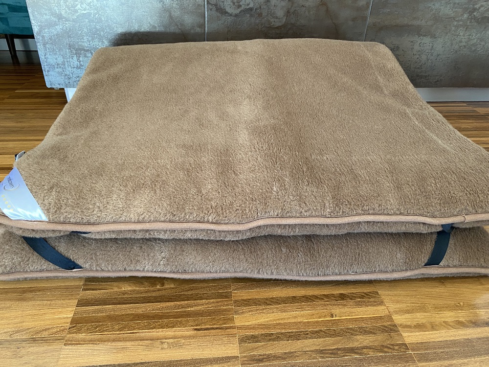 Materac z wełny wielbłądziej Camel Ciemny Królewski  90x200