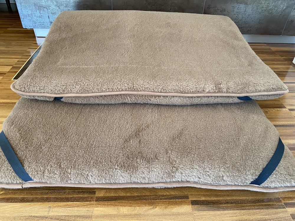 Materac z wełny wielbłądziej Camel Ciemny Królewski  90x200