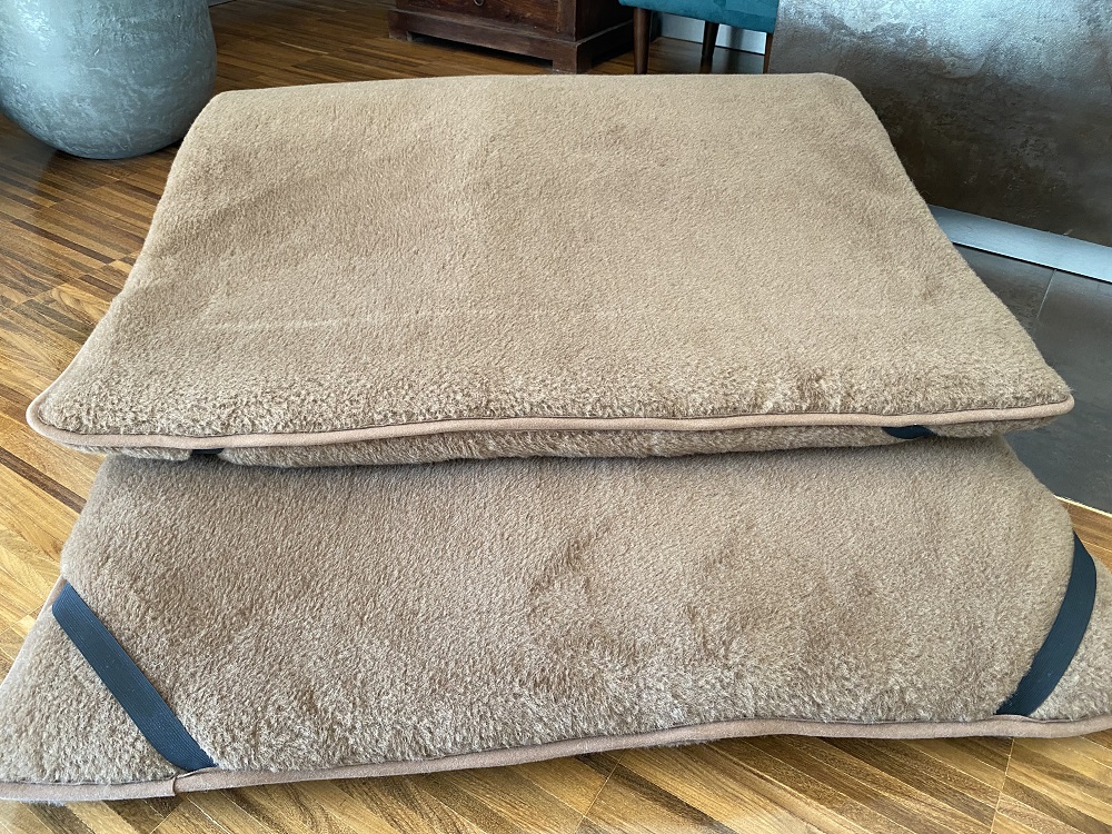 Materac z wełny wielbłądziej Camel Ciemny Królewski  90x200