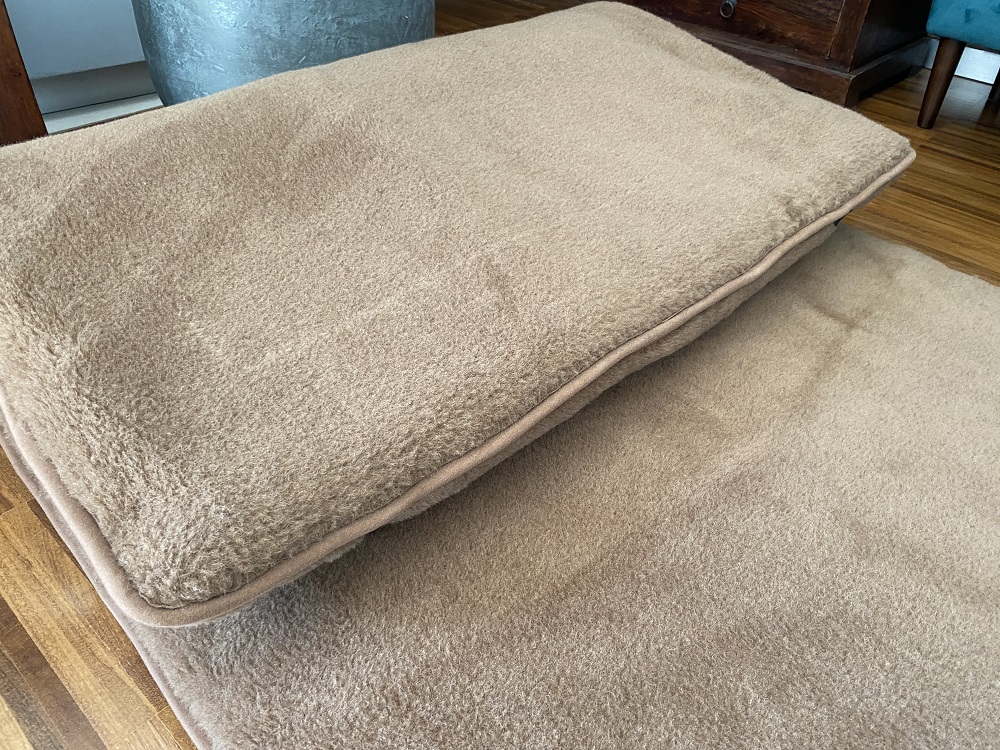 Materac z wełny wielbłądziej Camel Ciemny Królewski  90x200