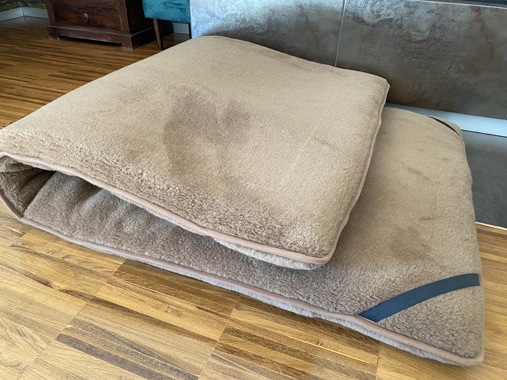 Materac z wełny wielbłądziej Camel Ciemny Królewski  90x200