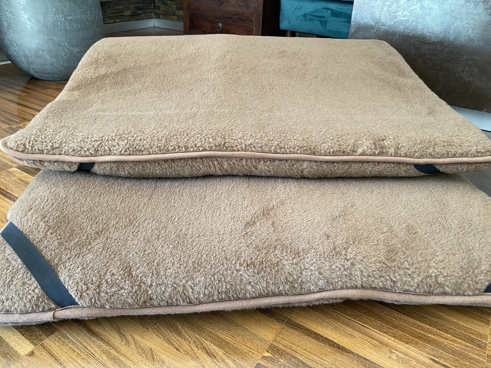 Materac z wełny wielbłądziej Camel Ciemny Królewski  90x200