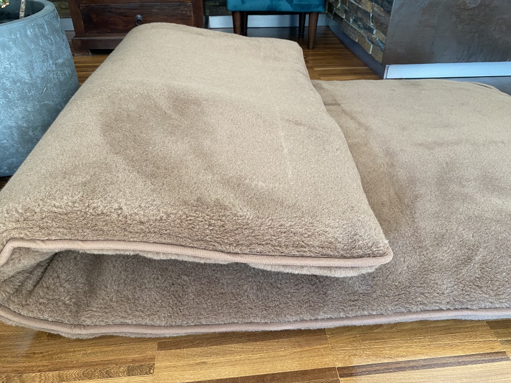 Materac z wełny wielbłądziej Camel Ciemny Królewski  90x200