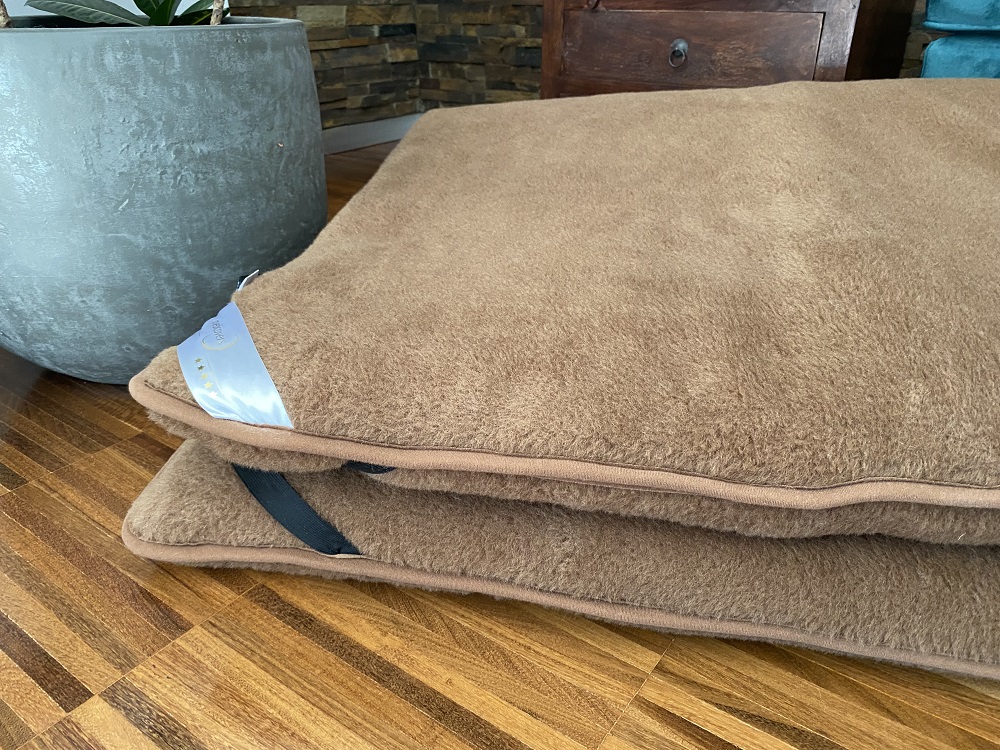 Materac z wełny wielbłądziej Camel Ciemny Królewski  90x200