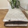 Materac z wełny Merynos Syberia Dziki Brąz Alpaka Silver Caro 180x200