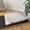 Materac z wełny Merynos Syberia Dziki Brąz Alpaka Silver Caro 180x200