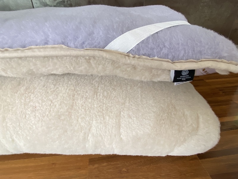 Materac z wełny Alpaki Alpina + Camel Jasny 120x200
