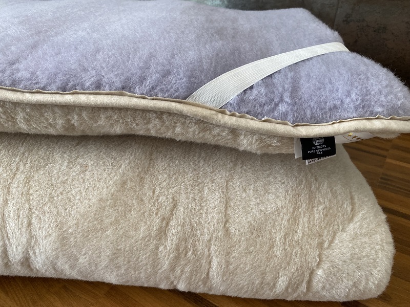 Materac z wełny Alpaki Alpina + Camel Jasny 120x200