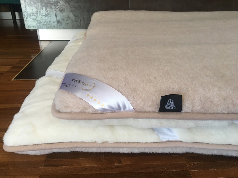 Materac z wełny Kaszmir Caro + Camel Jasny 140x200