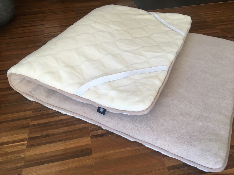 Materac z wełny Kaszmir Caro + Camel Jasny 140x200