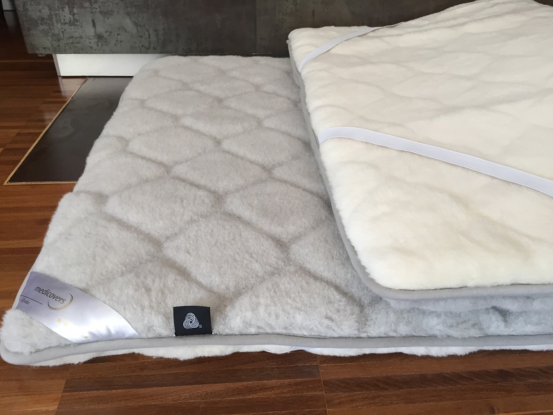 Materac z wełny Alpaki Silver Caro + Kaszmir Caro 120x200