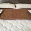 Pościel z wełny Alpaki Silver Caro Camel Ciemny 180x200 + Materac wełniany